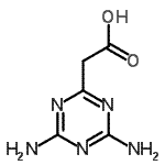CAS 登录号：89180-20-1， (4,6-二氨基-1,3,5-三嗪-2-基)乙酸