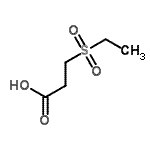 CAS 登录号：89211-36-9， 3-(乙基磺酰基)丙酸