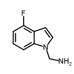CAS 登录号：904885-13-8， 1-(4-氟-1H-吲哚-1-基)甲胺