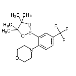 CAS 登录号：906352-77-0， 4-[2-(4,4,5,5-四甲基-1,3,2-二氧杂环戊硼烷-2-基)-4-(三氟甲基)苯基]吗啉