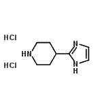CAS 登录号：90747-46-9， 4-(1H-咪唑-2-基)哌啶二盐酸盐