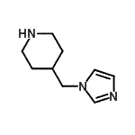 CAS 登录号：90748-03-1， 4-(1H-咪唑-1-基甲基)哌啶