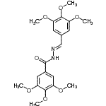 CAS 登录号：90754-75-9， 3,4,5-三甲氧基-N'-[(E)-(3,4,5-三甲氧基苯基)亚甲基]苯甲酰肼
