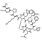 CAS 登录号：91050-39-4， N-乙酰基-L-半胱氨酰-L-a-谷氨酰-L-组氨酰-D-苯丙氨酰-L-精氨酰-L-色氨酰-L-半胱氨酰-L-赖氨酰-L-脯氨酰-L-缬氨酰胺环(1->7)-二硫醚