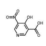 CAS 登录号：911461-03-5， 4-羟基-5-硝基烟酸