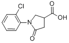 CAS 登录号:91349-19-8, 1-(2-氯苯基)-5-氧代吡咯烷-3-羧酸