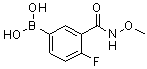 CAS 登录号：913835-47-9， [4-氟-3-(甲氧基氨基甲酰)苯基]硼酸