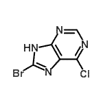 CAS 登录号：914220-07-8， 8-溴-6-氯-9H-嘌呤