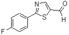 CAS 登录号：914348-80-4， 2-(4-氟苯基)-5-噻唑甲醛