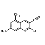 CAS 登录号：917747-10-5， 2-氯-5,7-二甲基-3-喹啉甲腈