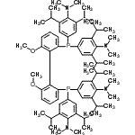 CAS 登录号：919338-66-2， 4,4',4'',4'''-[(6,6'-二甲氧基-2,2'-联苯二基)二膦三基]四(2,6-二异丙基-N,N-二甲基苯胺)
