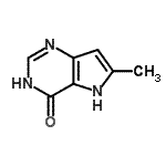 CAS 登录号：91996-90-6， 6-甲基-1,5-二氢-4H-吡咯并[3,2-d]嘧啶-4-酮