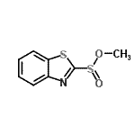 CAS 登录号：92335-48-3， 甲基1,3-苯并噻唑-2-亚磺酸盐