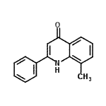 CAS 登录号：92855-38-4， 8-甲基-2-苯基-4(1H)-喹啉酮