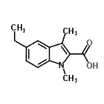 CAS 登录号：928707-70-4， 5-乙基-1,3-二甲基-1H-吲哚-2-羧酸