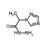 CAS 登录号：934175-10-7， 2-(1H-1,2,4-三唑-1-基)丙酰肼