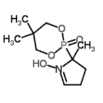 CAS 登录号：934182-09-9， 2-(5,5-二甲基-2-氧代-1,3,2-二氧磷杂环己烷-2-基)-1-羟基-2-甲基-3,4-二氢-2H-1lambda<sup>5</sup>-吡咯-1-基