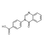 CAS 登录号：94242-54-3， 4-(4-氧代-3(4H)-喹唑啉基)苯甲酸