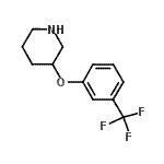 CAS 登录号：946759-18-8， 3-[3-(三氟甲基)苯氧基]哌啶