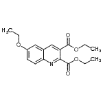CAS 登录号：948289-80-3， 二乙基6-乙氧基-2,3-喹啉二羧酸酯