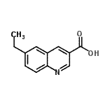 CAS 登录号：948289-98-3， 6-乙基-3-喹啉羧酸
