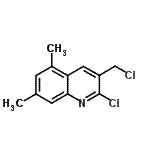 CAS 登录号：948290-59-3， 2-氯-3-(氯甲基)-5,7-二甲基喹啉