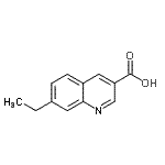 CAS 登录号：948290-70-8， 7-乙基-3-喹啉羧酸