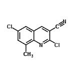 CAS 登录号：948291-60-9， 2,6-二氯-8-甲基-3-喹啉甲腈