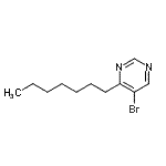 CAS 登录号：951884-44-9， 5-溴-4-庚基嘧啶e