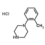CAS 登录号：95356-15-3， 1-(2-甲基苯基)哌嗪盐酸盐(1:1)
