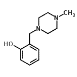 CAS 登录号：95380-42-0， 2-[(4-甲基-1-哌嗪基)甲基]苯酚