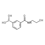 CAS 登录号：955422-14-7， {3-[(2-羟基乙基)氨基甲酰]苯基}硼酸
