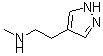 CAS 登录号：956949-79-4， N-甲基-2-(1H-吡唑-4-基)乙胺