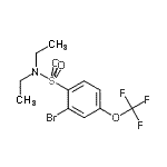 CAS 登录号：957062-75-8， 2-溴-N,N-二乙基-4-(三氟甲氧基)苯磺酰胺