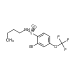 CAS 登录号：957062-76-9， 2-溴-N-丁基-4-(三氟甲氧基)苯磺酰胺