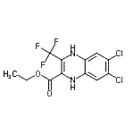 CAS 登录号：957062-92-9， 乙基6,7-二氯-3-(三氟甲基)-1,4-二氢-2-喹喔啉羧酸酯