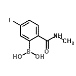 CAS 登录号：957062-96-3， [5-氟-2-(甲基氨基甲酰)苯基]硼酸