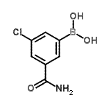 CAS 登录号：957120-53-5， (3-氨基甲酰-5-氯苯基)硼酸