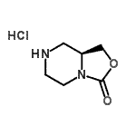 CAS 登录号：958635-15-9， (8aS)-六氢[1,3]恶唑并[3,4-a]吡嗪-3-酮盐酸盐(1:1)