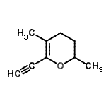 CAS 登录号：98954-21-3， 6-乙炔基-2,5-二甲基-3,4-二氢-2H-吡喃