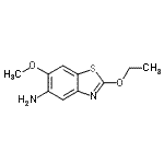 CAS 登录号：99068-48-1， 2-乙氧基-6-甲氧基-1,3-苯并噻唑-5-胺