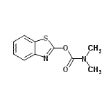 CAS 登录号：99072-02-3， 1,3-苯并噻唑-2-基二甲基氨基甲酸酯