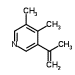 CAS 登录号：99074-87-0， 3-异丙烯基-4,5-二甲基吡啶
