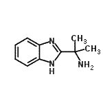 CAS 登录号：99168-04-4， 2-(1H-苯并咪唑-2-基)丙-2-胺