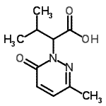 CAS 登录号：99170-22-6， 3-甲基-2-(3-甲基-6-氧代-1(6H)-哒嗪基)丁酸