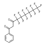 CAS 登录号：99338-16-6， 4,4,5,5,6,6,7,7,8,8,9,9,9-十三氟-1-苯基-1,3-壬烷二酮