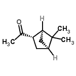 CAS 登录号：99341-60-3， 1-[(1S,2S,4R)-5,5-二甲基双环[2.1.1]己-2-基]乙酮
