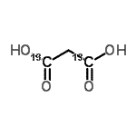 CAS 登录号：99524-14-8， (1,3-<sup>13</sup>C<sub>2</sub>)丙二酸