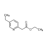 CAS 登录号：99986-02-4， 乙基(5-乙基-2-吡啶基)乙酸酯