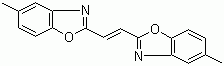 CAS 登录号：1041-00-5 (12224-12-3), 荧光增白剂 135, 1,2-双(5-甲基-2-苯并噁唑基)-乙烯